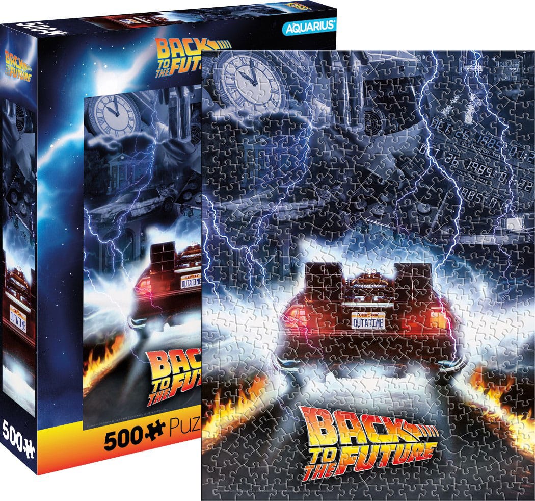 Back To The Future: 500-Piece Jigsaw Puzzle by AQUARIUS