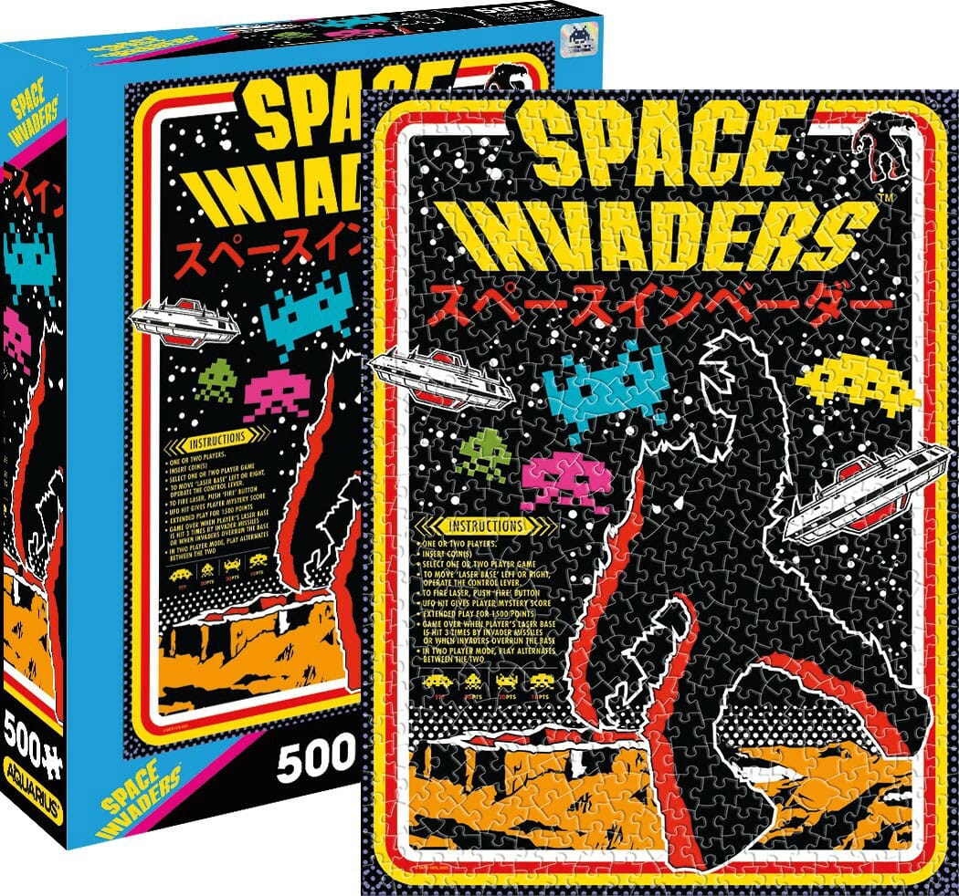 Space Invaders: 500-Piece Officially Licensed Jigsaw Puzzle