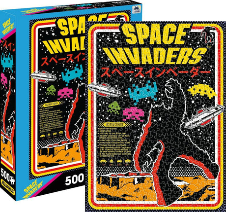 Space Invaders: 500-Piece Officially Licensed Jigsaw Puzzle