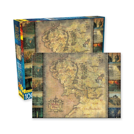 Lord of the Rings Map Jigsaw Puzzle - 1000 Pieces