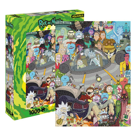 Rick and Morty 1000-Piece Group Jigsaw Puzzle by Aquarius