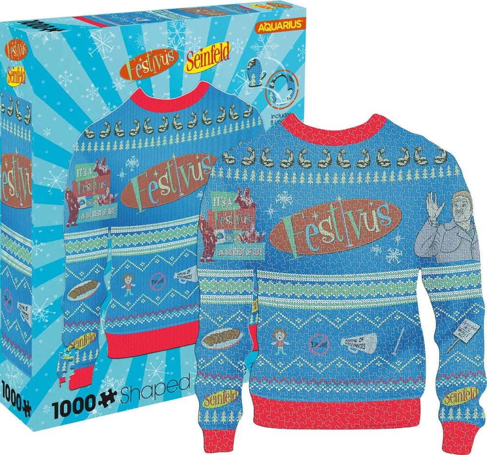 Seinfeld: 1000-Piece Festivus Ugly Christmas Sweater Puzzle