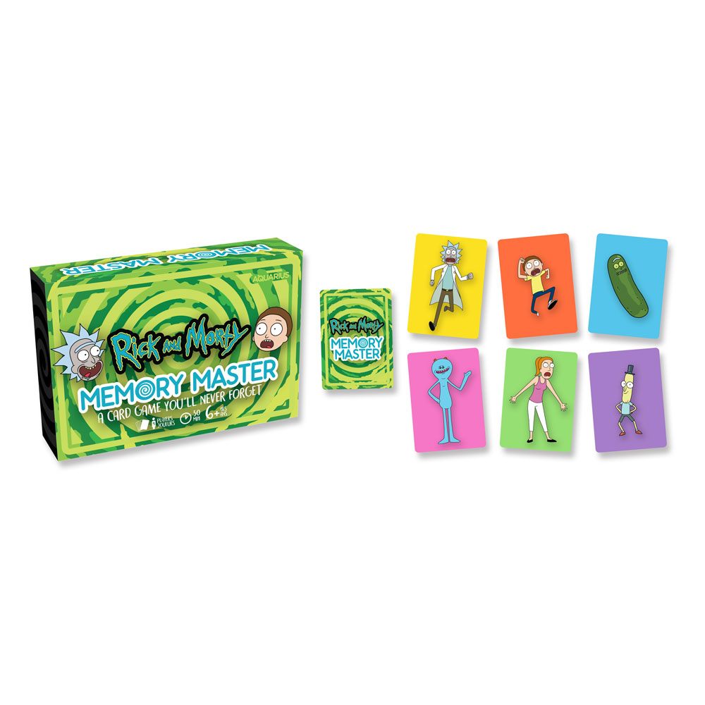 Rick and Morty Memory Master Card Game - English Version