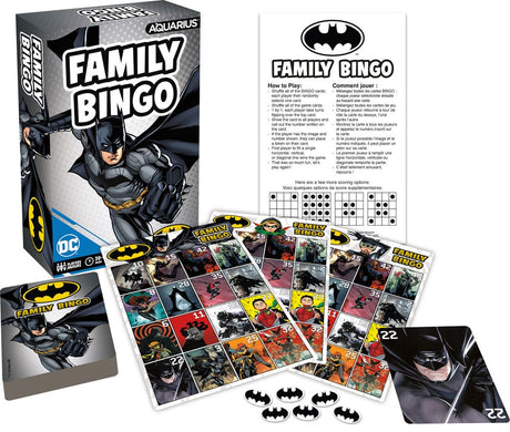 DC Comics Family Batman Bingo Board Game - English Version