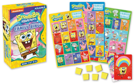 SpongeBob Family Bingo Board Game - English Version