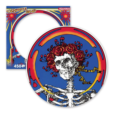 Grateful Dead: Skull & Roses Picture Disc 450-Piece Jigsaw Puzzle