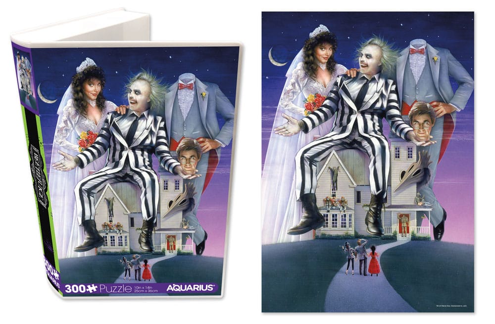 Beetlejuice Mansion Jigsaw Puzzle by Aquarius (300 Pieces)