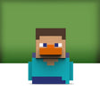 Minecraft Tubbz Mini-PVC Steve, 5cm Collectible Figurine