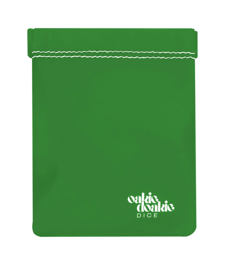 Oakie Doakie Small Green Dice Bag - Snap and Clap Closure
