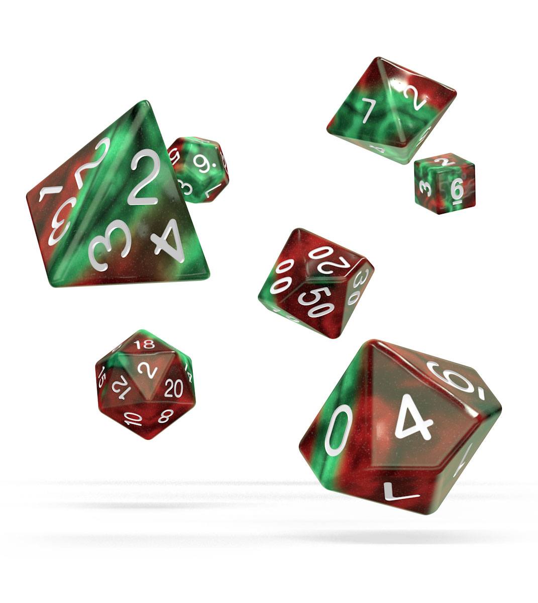 Gemidice RPG Set - Bloody Jungle Edition by Oakie Doakie Dice