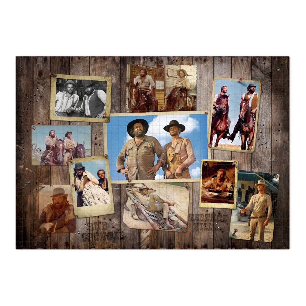 Bud Spencer & Terence Hill Western Photo Wall Jigsaw Puzzle - 1000 Pieces