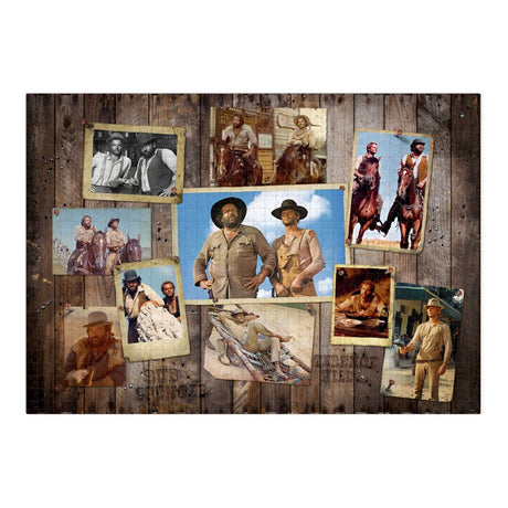 Bud Spencer & Terence Hill Western Photo Wall Jigsaw Puzzle - 1000 Pieces