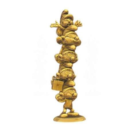 The Smurfs Collectoys Column Gold Limited Edition 50 cm Statue