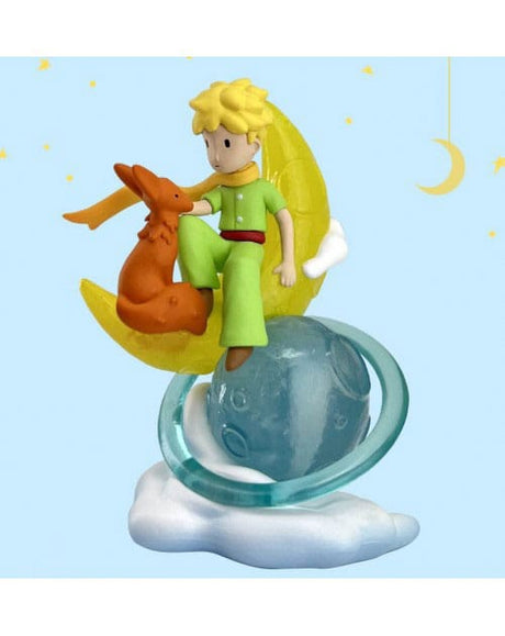 Little Prince & Fox on the Moon Hand-Painted Figurine 8cm