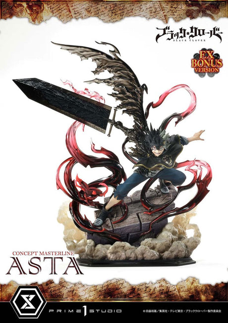 Black Clover Asta 1/6 Scale Statue: Masterline Exclusive Bonus Version
