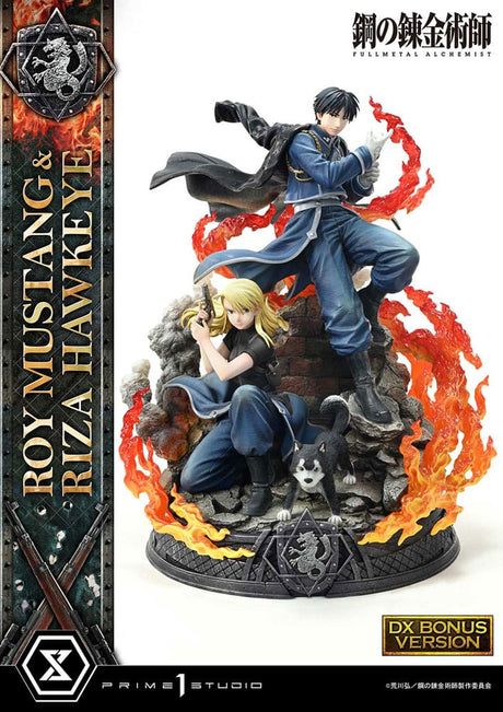 Fullmetal Alchemist 1/6 Concept Masterline Statue: Roy Mustang & Riza Hawkeye Deluxe Bonus