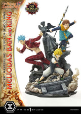Seven Deadly Sins Deluxe Statue: Meliodas, Ban & King - 55cm