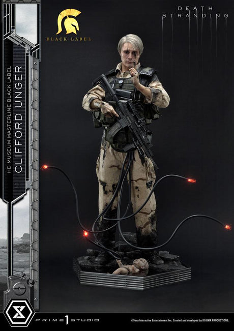Death Stranding: 1/2 Scale Clifford Unger Statue Black Label by Prime 1 Studio