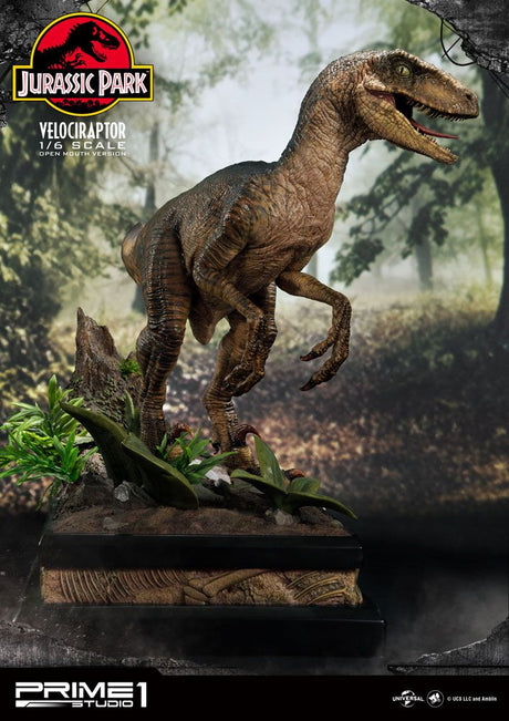 Jurassic Park Prime 1 Studio Velociraptor Statue 1/6 Scale