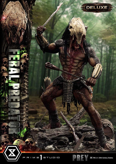 Prey Movie: 1/3 Feral Predator Deluxe Statue - Museum Masterline Series