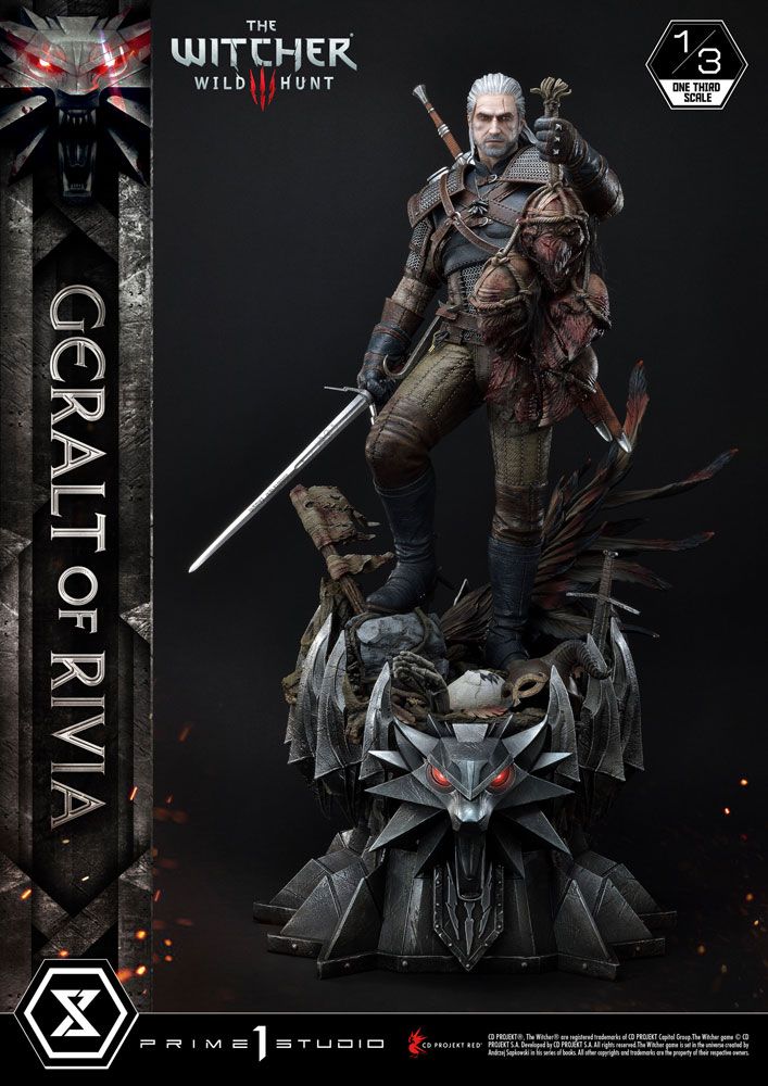 Witcher 3: Wild Hunt 1/3 Geralt Statue by Prime 1 Studio