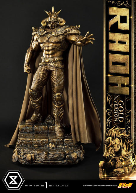 Fist of the North Star 1/4 Scale Raoh Gold Statue by Prime 1 Studio