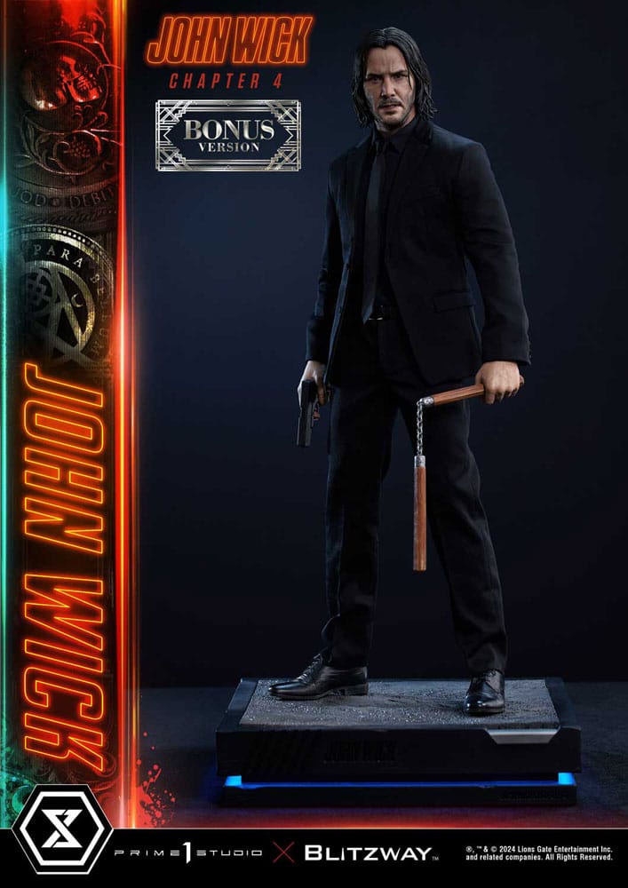 John Wick Chapter 4 Ultimate Deluxe Statue 1/4 Scale - Bonus Version
