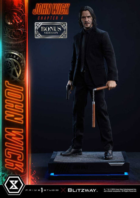 John Wick Chapter 4 Ultimate Deluxe Statue 1/4 Scale - Bonus Version