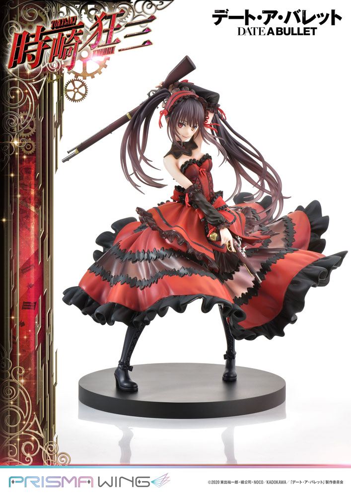 Date A Bullet Prisma Wing Kurumi Tokisaki 1/7 Scale PVC Statue