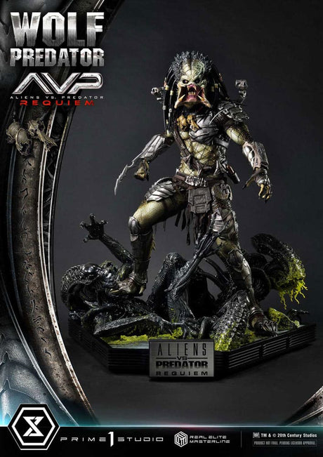 Alien vs. Predator: 1/3 Scale Requiem Wolf Predator Elite Masterline Statue