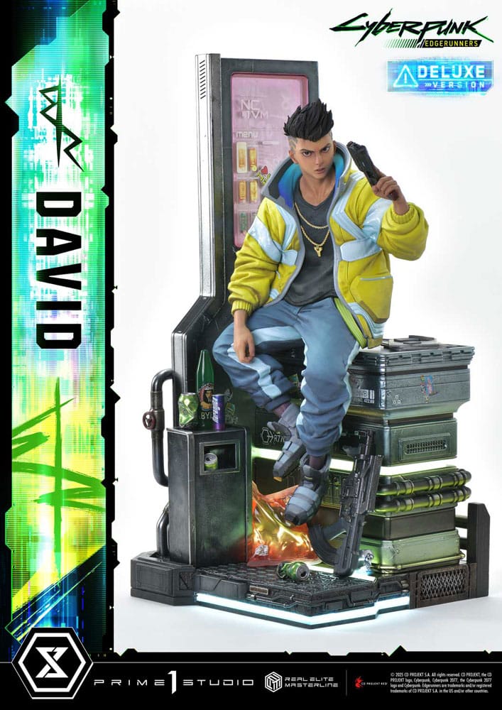 Cyberpunk: Edgerunners 1/4 Scale Real Elite Masterline Statue: David (Bonus Version)