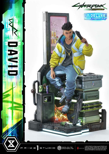 Cyberpunk: Edgerunners 1/4 Scale Real Elite Masterline Statue: David (Bonus Version)