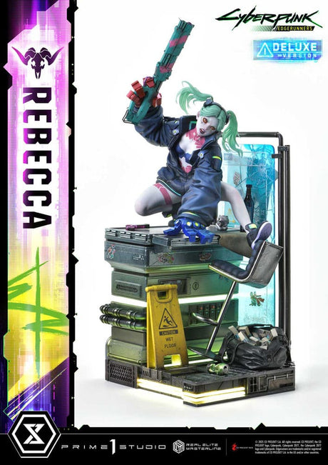 Cyberpunk: Edgerunners Rebecca Deluxe 1/4 Scale Statue by Real Elite Masterline