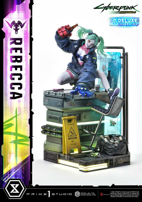 Cyberpunk: Edgerunners, Real Elite Masterline Rebecca Statue, Deluxe Bonus Version