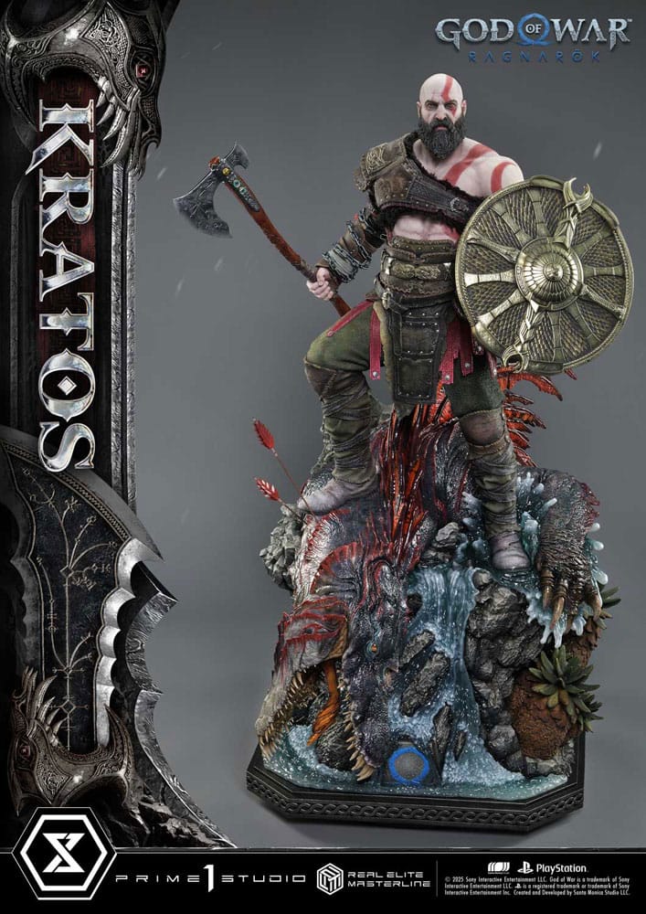 God of War: Ragnarok - 1/3 Kratos Ultimate Version Statue by Real Elite Masterline