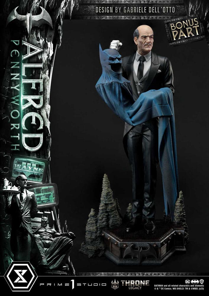 DC Comics Alfred Pennyworth Throne Legacy Series Bonus Version Statue