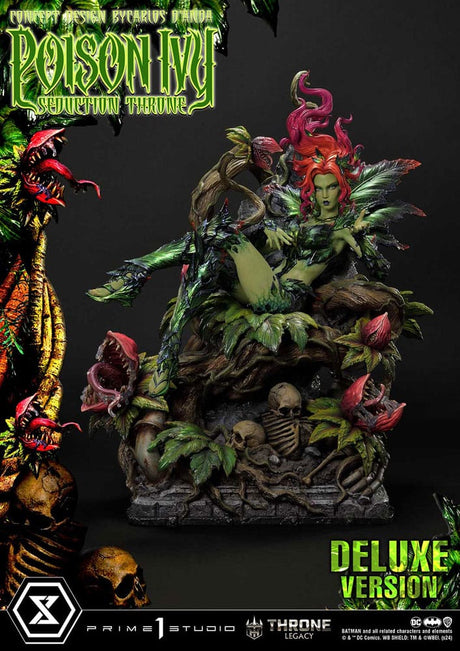 DC Comics Poison Ivy Seduction Throne Legacy Collection Statue (Deluxe Version)