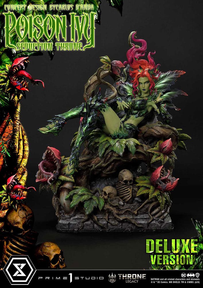 DC Comics Poison Ivy Seduction Throne Deluxe Bonus 1/4 Statue