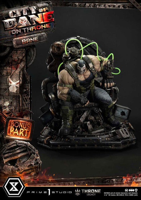 DC Comics Bane on Throne Deluxe Statue: Throne Legacy Collection
