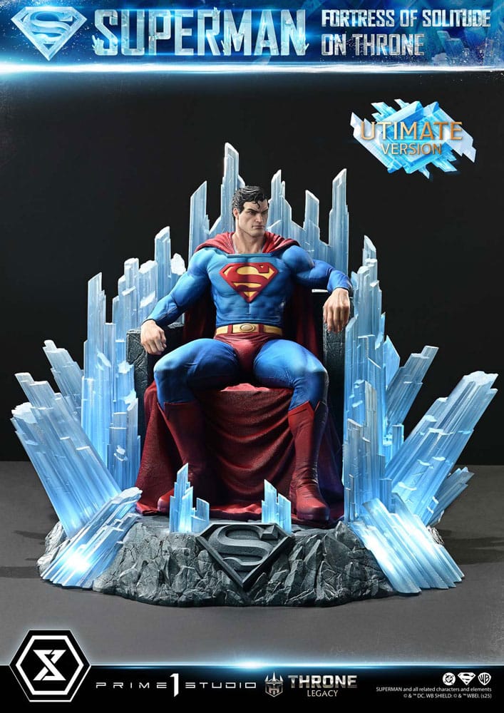 DC Comics 1/4 Statue: Superman Fortress of Solitude Throne - Bonus Version