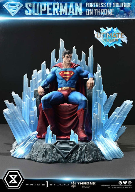DC Comics 1/4 Statue: Superman Fortress of Solitude Throne - Bonus Version