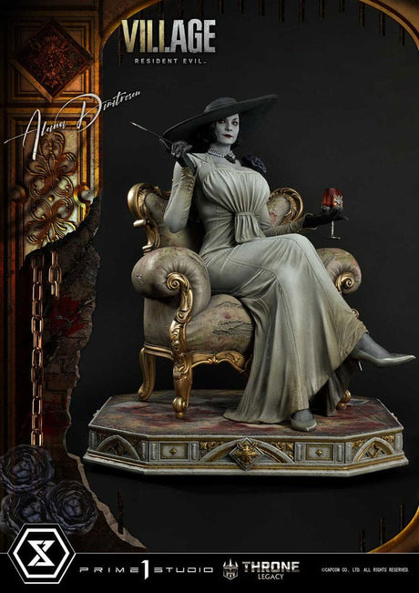 Resident Evil Village 1/4 Scale Alcina Dimitrescu Throne Legacy Statue by Prime 1 Studio