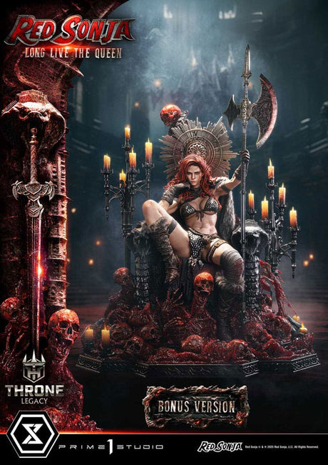 Red Sonja: Long Live the Queen - Throne Legacy Statue (1/3 Scale, Bonus Version)