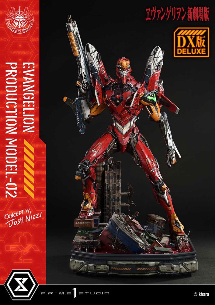Rebuild of Evangelion Ultimate Diorama: EVA-02 Deluxe Version by Josh Nizzi