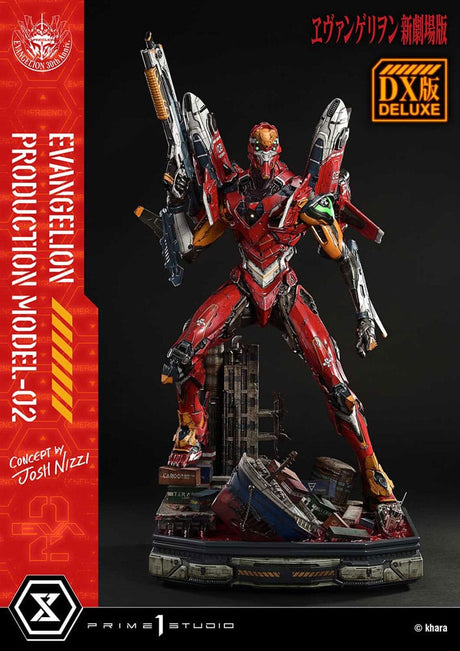 Rebuild of Evangelion Production Model-02 Deluxe Statue with Bonus