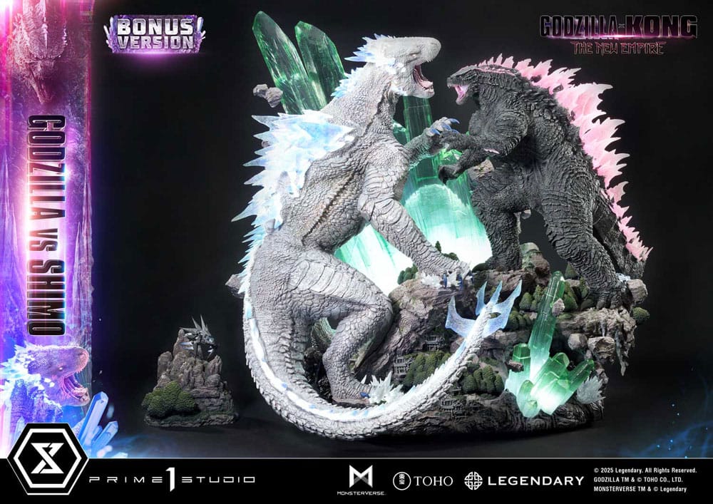 Godzilla x Kong: Ultimate Battle Diorama with Bonus H.E.A.V. Vehicle