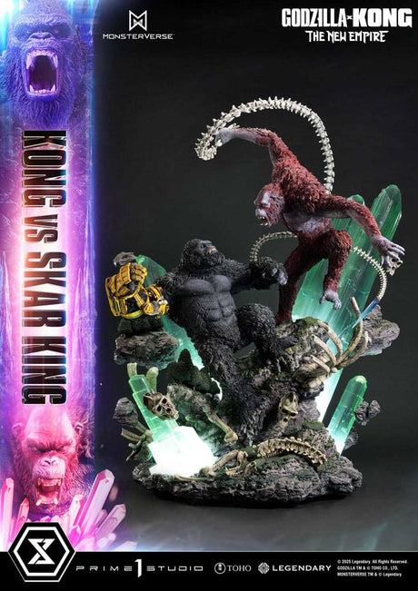 Godzilla x Kong: Prime 1 Ultimate Diorama Statue - Kong vs Skar King