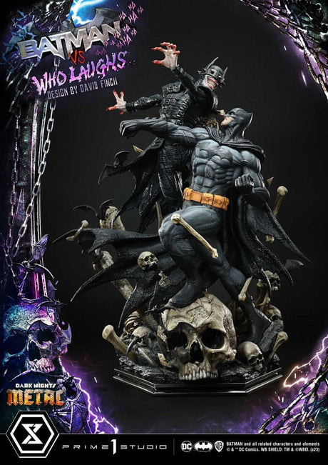 Dark Nights: Metal Ultimate Batman VS Batman Who Laughs 1/4 Scale Statue