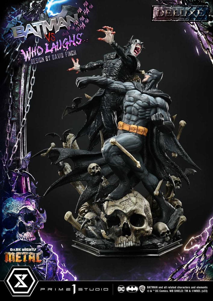 Batman VS Batman Who Laughs 1/4 Scale Premium Masterline Statue