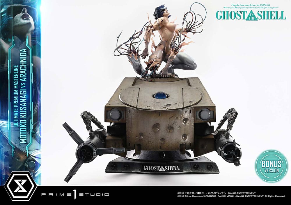 Ghost in the Shell 1/4 Motoko Kusanagi vs Arachnida Premium Statue